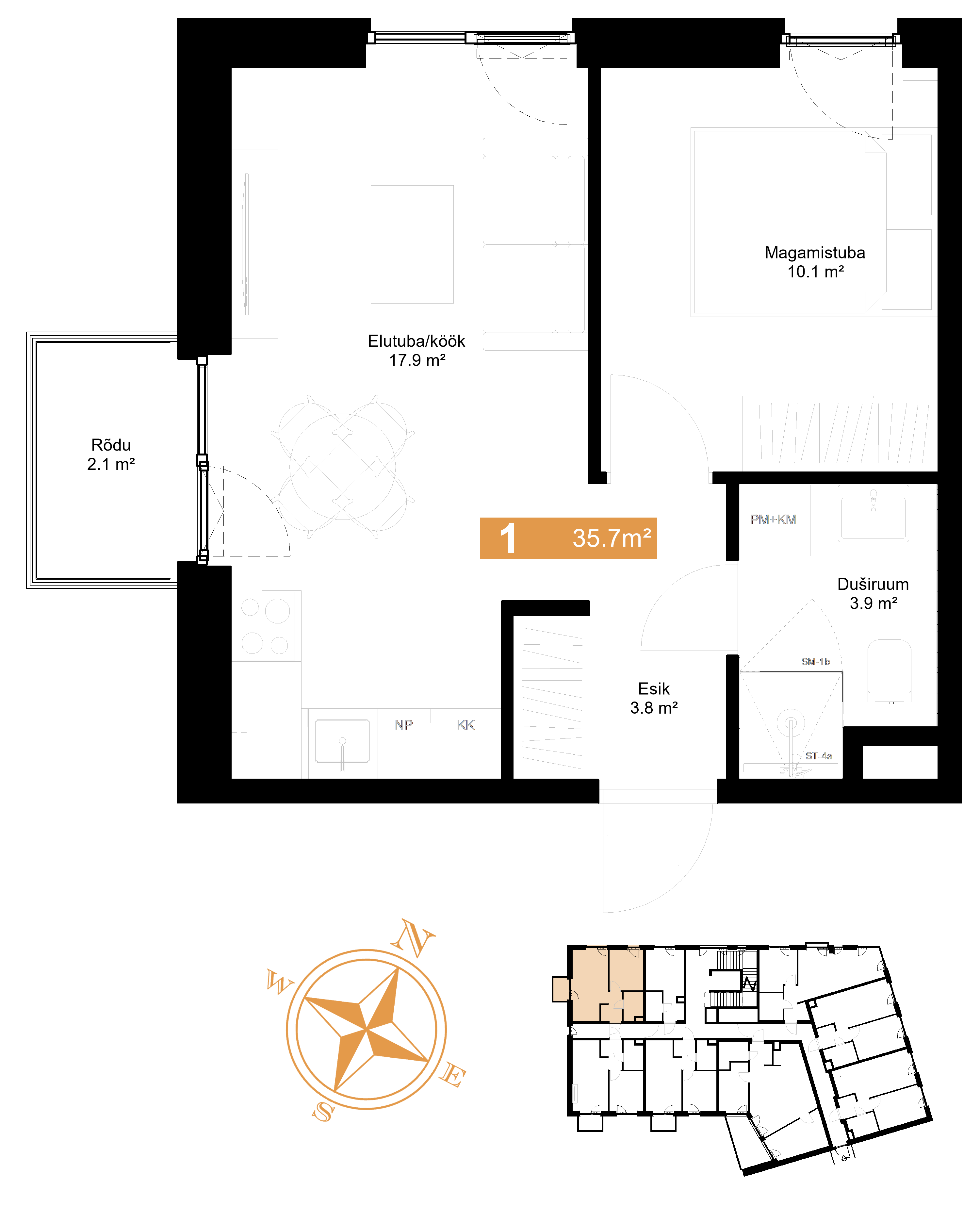 Korter 1 Raatuse Residentsid